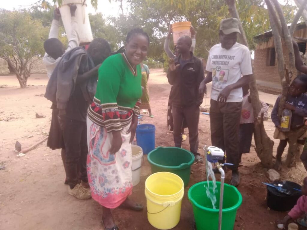 The new water supply.
